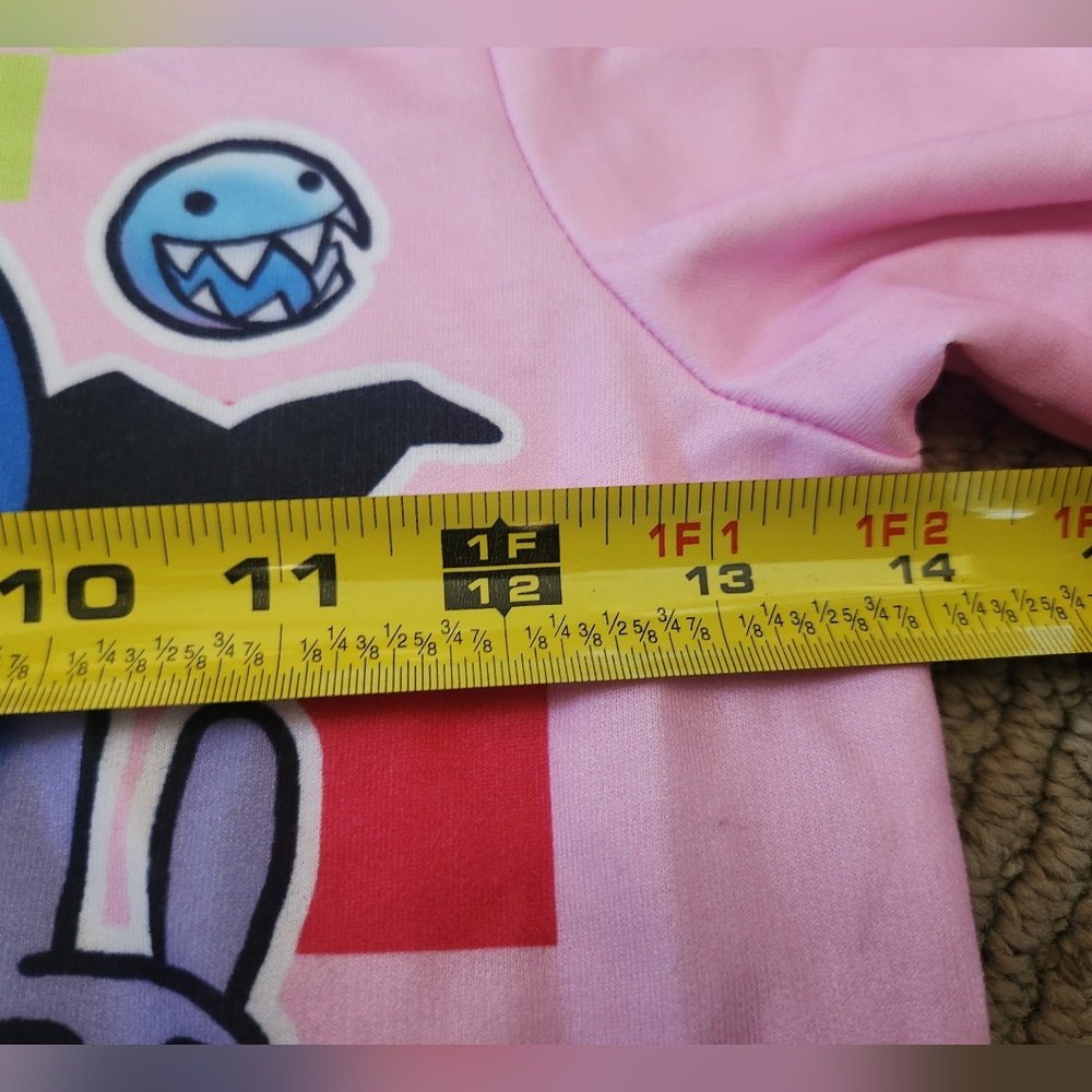 Pink Kid's Amazing Digital Circus Hoodie With Pocket Girls - Picture 4 of 8